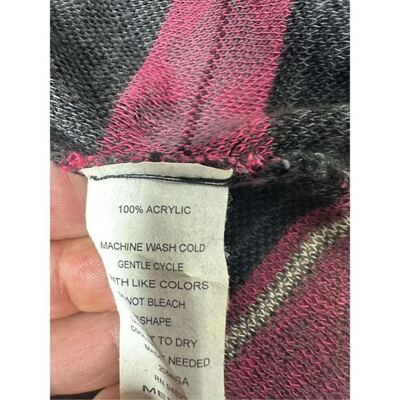 Say What? Lima Aztec Hooded Cardigan Duster Size M Made in USA - Picture 8 of 9